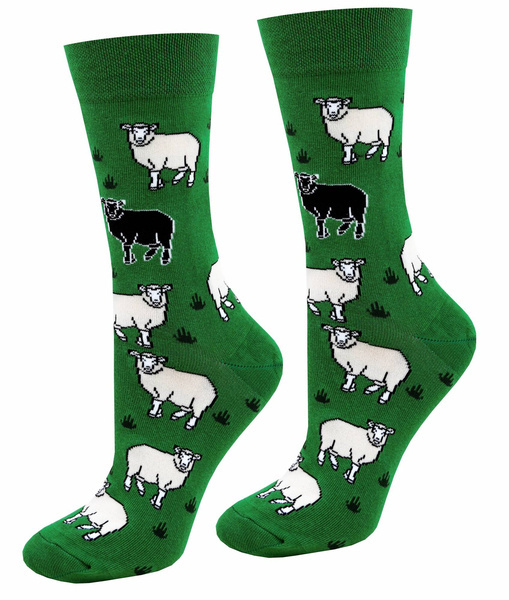 Skarpetki długie damskie owieczki