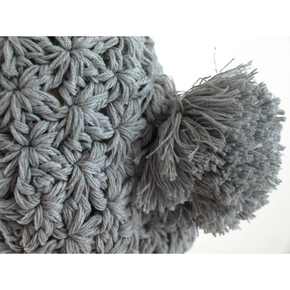 Czapka Ażurowy pompon