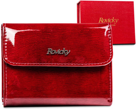 Kompaktowy portfel damski z systemem RFID Protect — Rovicky