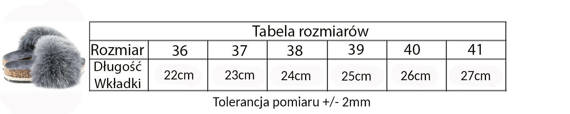 Skórzane pantofle damskie z futerkiem z królika